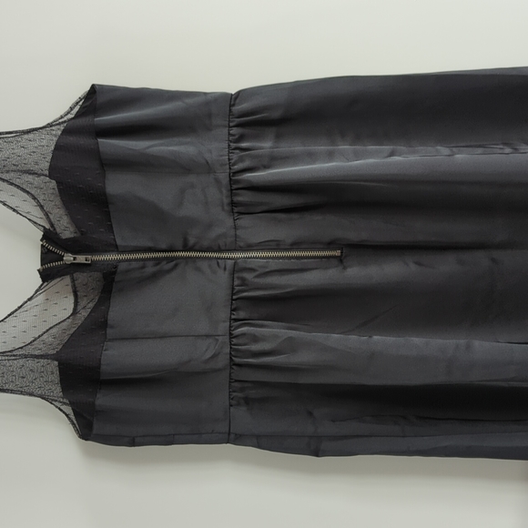 Dark gray American eagle dress with lace detail, size 8 - Picture 3 of 5